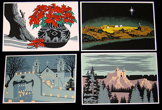 Silk-screened cards