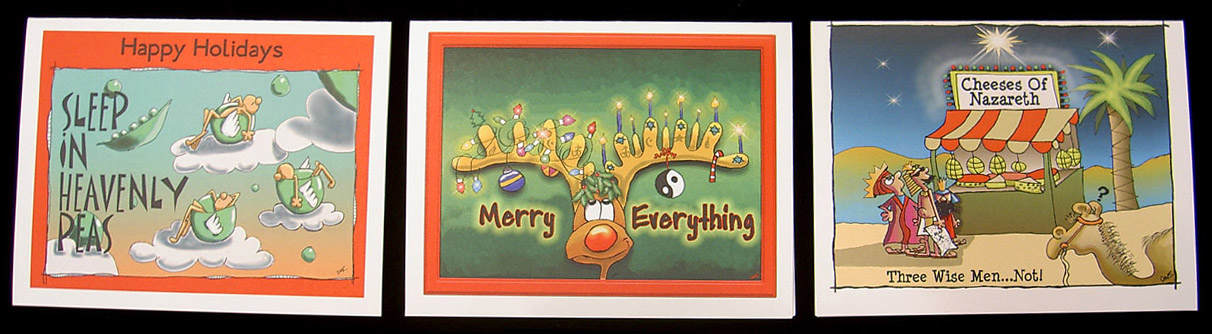 Cosmic Xmas cards