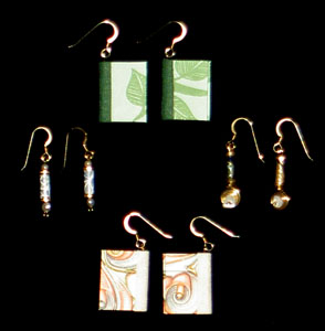 paper earrings