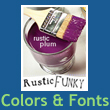 colors & fonts