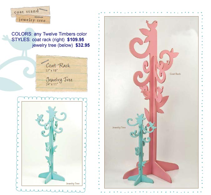 jewelry tree and coat rack