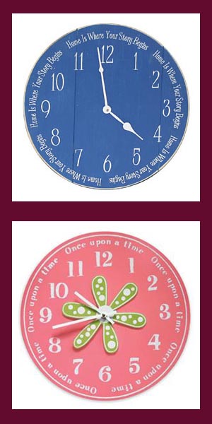 Twelve Timbers round clock