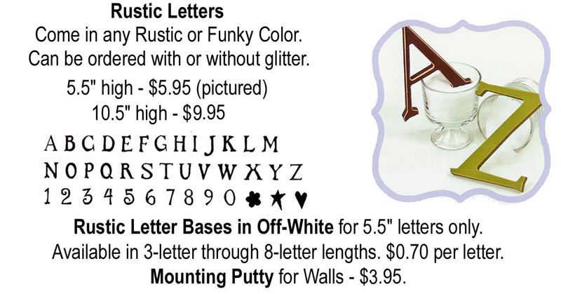 Rustic Letters
