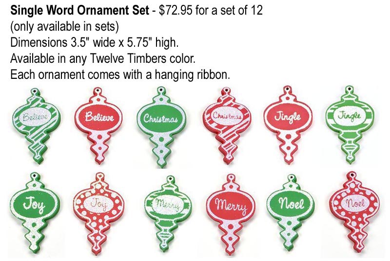 Word Ornaments