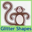 glitter shapes